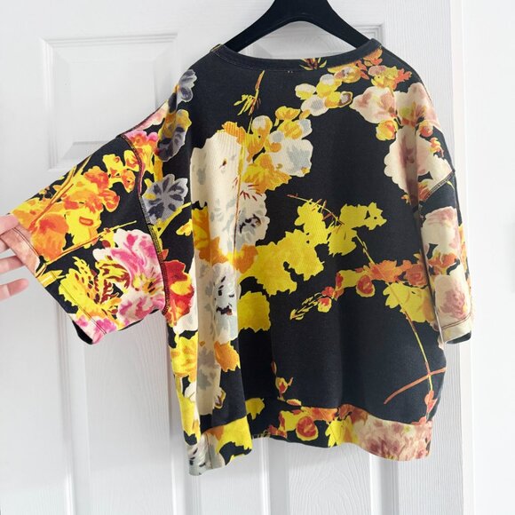 Dries Van Noten Helovi Print Sweatshirt in Multicolour, size Medium (fits M-XL) - Picture 8 of 9